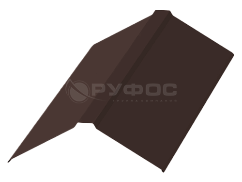 Планка конька плоского 150x150 с покрытием Puretan