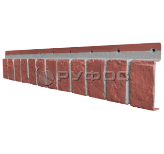 Отделочный борт - Hand-Laid Brick