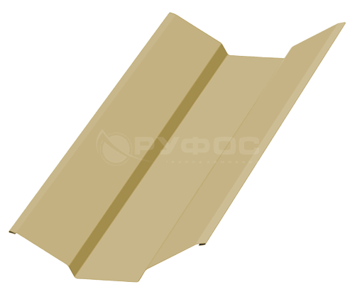 Планка ендовы верхняя 76x76 с покрытием NormanMP