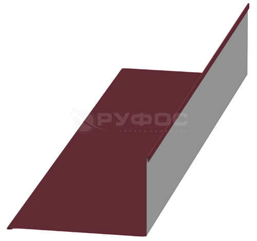 Планка примыкания верхняя 250x147 с покрытием Prisma
