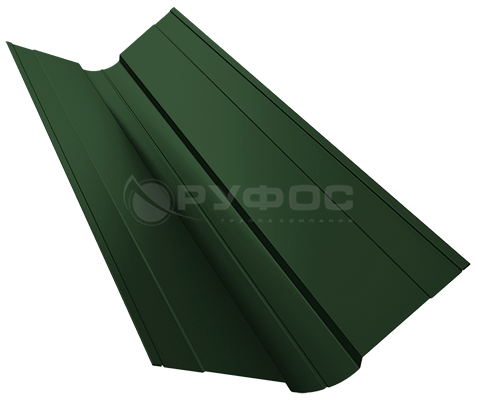Планка ендовы верхней фигурной 100x100 с покрытием GreenCoat Pural BT