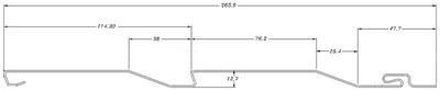 Чертеж сайдинга - Канада Плюс Премиум