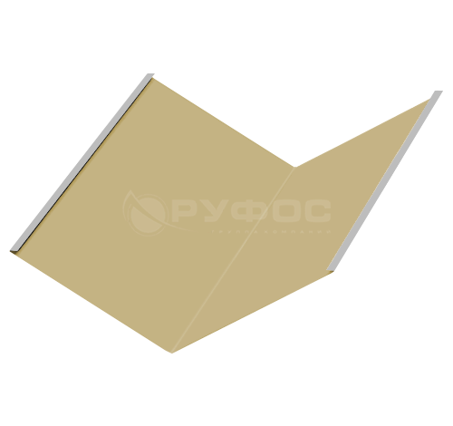 Планка ендовы нижняя 298x298 с покрытием Полиэстер