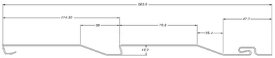 Чертеж сайдинга - Канада Плюс Люкс