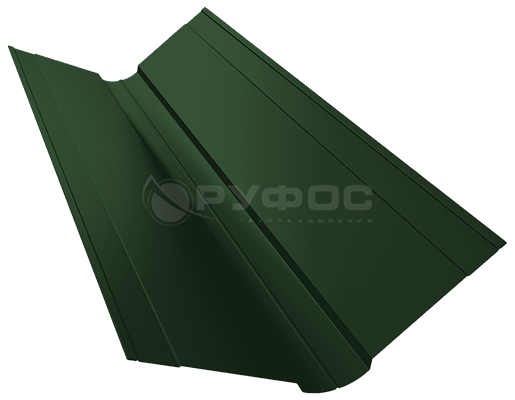 Планка ендовы верхней фигурной 150x150 с покрытием GreenCoat Pural BT