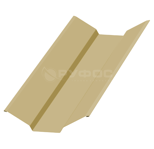 Планка ендовы верхняя 76x76 с покрытием Полиэстер