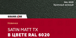 Satin Matt TX в цвете 6020!