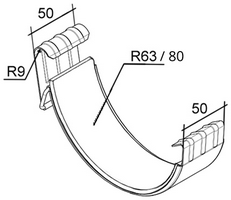 Соединитель желоба