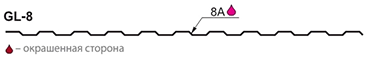 Профнастил GL - 8